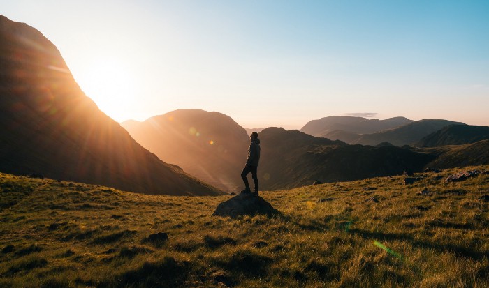 Person hiking